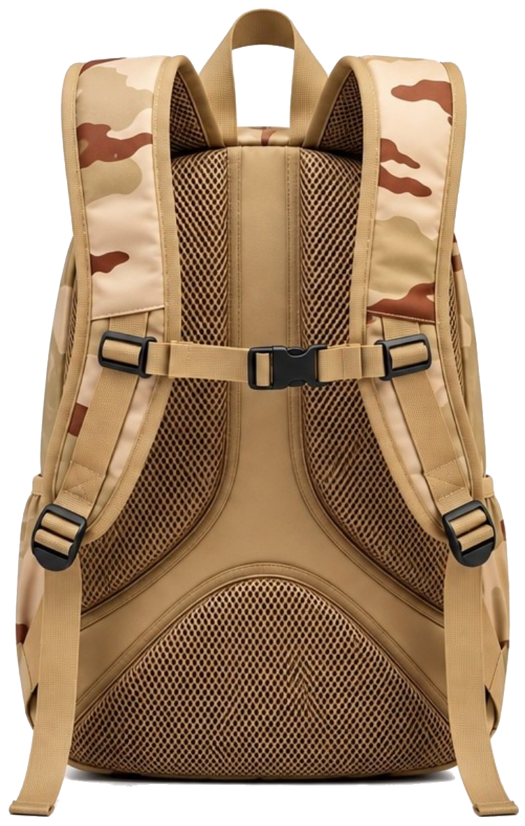 Mochila VYRON camuflada deserto — vista 3